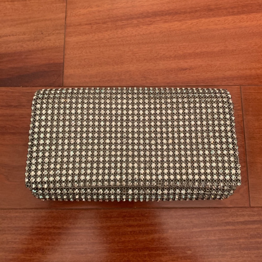 Rhinestoned Robinson’s Purse with Coil Strap